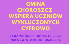 Ilustracja do artykułu Gmina Choroszcz wspiera uczniów wykluczonych cyfrowo_PLAKAT_przycięty2.png